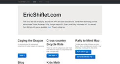 Desktop Screenshot of ericshiflet.com