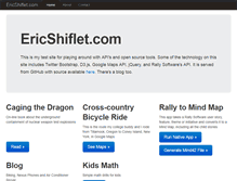 Tablet Screenshot of ericshiflet.com